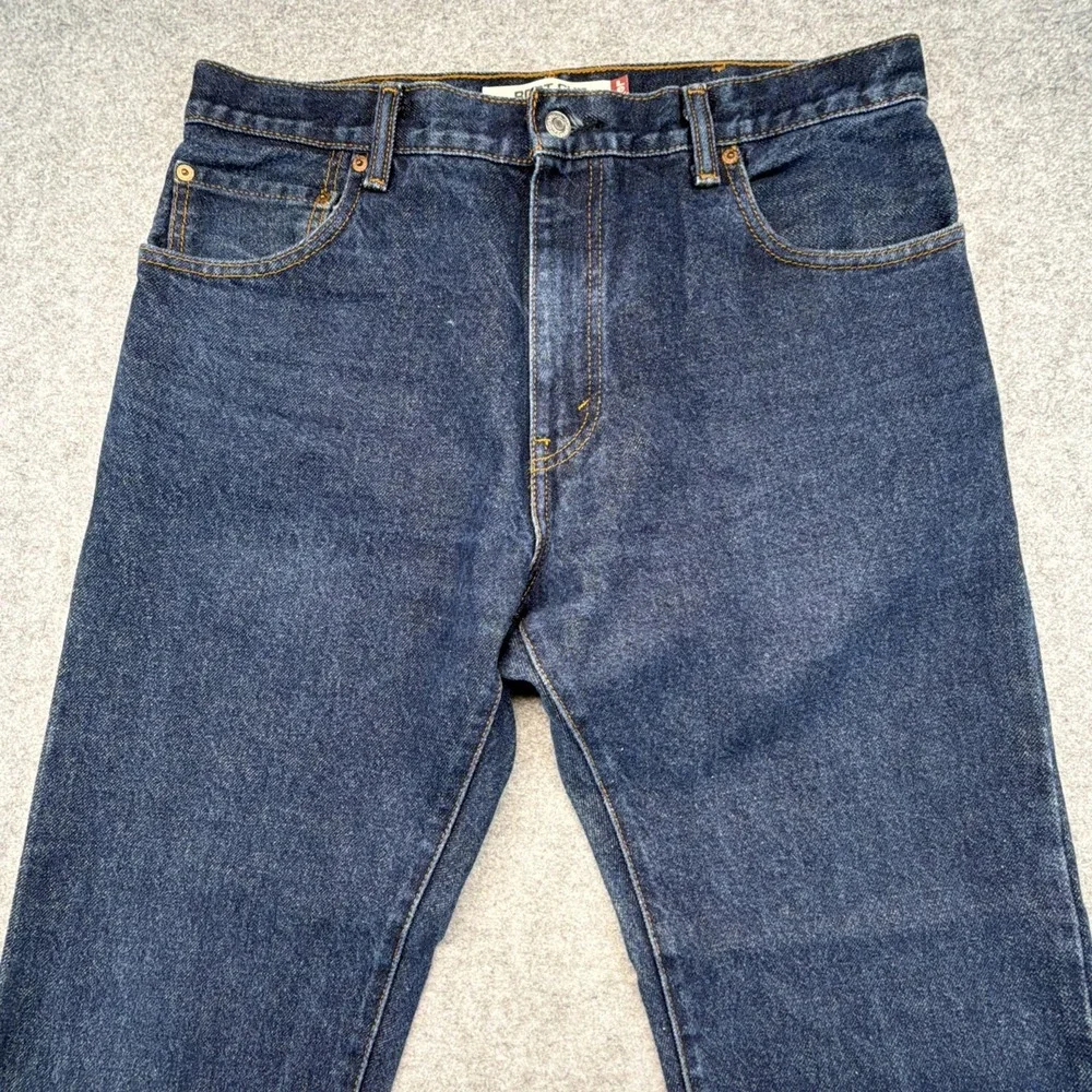 Vintage Levi's 517 Jeans Mens 34x34 Blue Bootcut Dark Wash Y2K